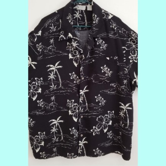 Island Shores Other - Men's Island Shores Palm Trees Floral Shirt